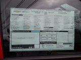 2015 Chevrolet Silverado 2500HD LT Double Cab 4x4 Window Sticker