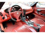 2000 Porsche Boxster S Boxster Red Interior