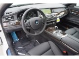 2015 BMW 7 Series 740i Sedan Black Interior