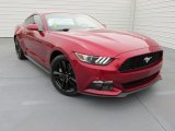 2015 Ford Mustang EcoBoost Premium Coupe Front 3/4 View