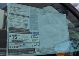 2015 Toyota Tundra 1794 Edition CrewMax 4x4 Window Sticker