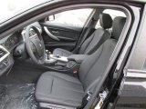 2015 BMW 3 Series 320i xDrive Sedan Black Interior