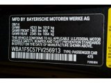2015 2 Series Color Code for Black Sapphire Metallic - Color Code: 475