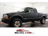 2002 Onyx Black Chevrolet S10 LS Extended Cab 4x4 #99716242