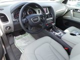 2015 Audi Q7 3.0 Premium Plus quattro Limestone Gray Interior
