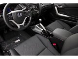 2015 Honda Civic LX Coupe Black Interior