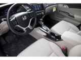 2015 Honda Civic SE Sedan Beige Interior