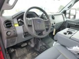 2015 Ford F350 Super Duty XL Regular Cab 4x4 Dump Truck Steel Interior