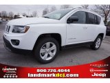 2015 Bright White Jeep Compass Sport #99736462