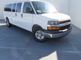 2011 Summit White Chevrolet Express LT 3500 Extended Passenger Van #99736567