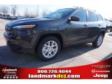 2015 Granite Crystal Metallic Jeep Cherokee Latitude #99764894