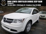 White Dodge Journey in 2015