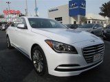 2015 Casablanca White Hyundai Genesis 3.8 Sedan #99796310