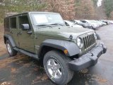 2015 Jeep Wrangler Unlimited Sport S 4x4 Front 3/4 View