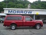 Redfire Metallic Ford Ranger in 2007