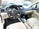 2012 Subaru Impreza 2.0i Premium 4 Door Ivory Interior