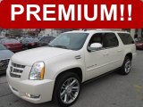 2014 White Diamond Tricoat Cadillac Escalade ESV Premium AWD #99902342