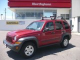 2007 Inferno Red Crystal Pearl Jeep Liberty Sport 4x4 #9959469