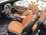 2015 BMW 4 Series 428i xDrive Convertible Saddle Brown Interior