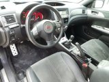 2009 Subaru Impreza WRX STi Graphite Gray Alcantara/Carbon Black Leather Interior