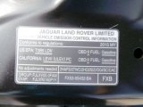 2015 Jaguar F-TYPE R Coupe Info Tag
