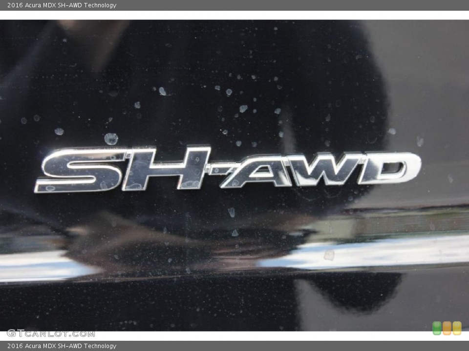 2016 Acura MDX Badges and Logos