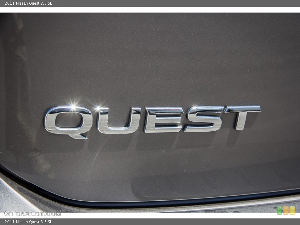 2011 Nissan Quest Badges and Logos