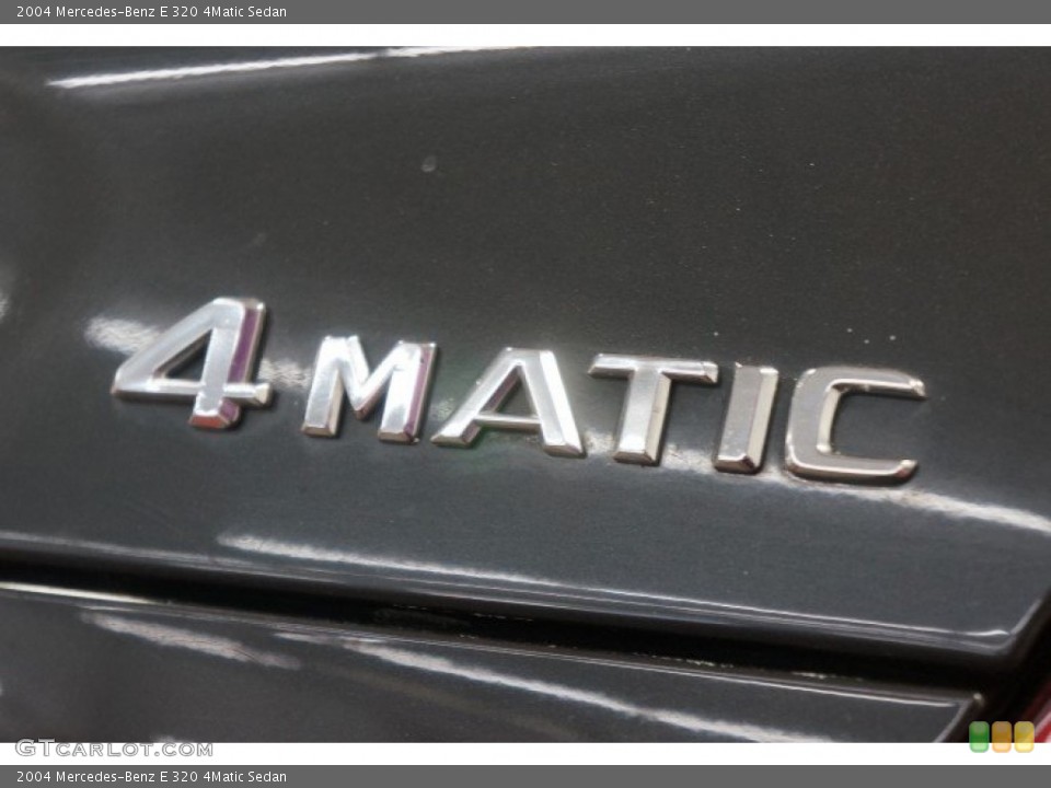 2004 Mercedes-Benz E Badges and Logos
