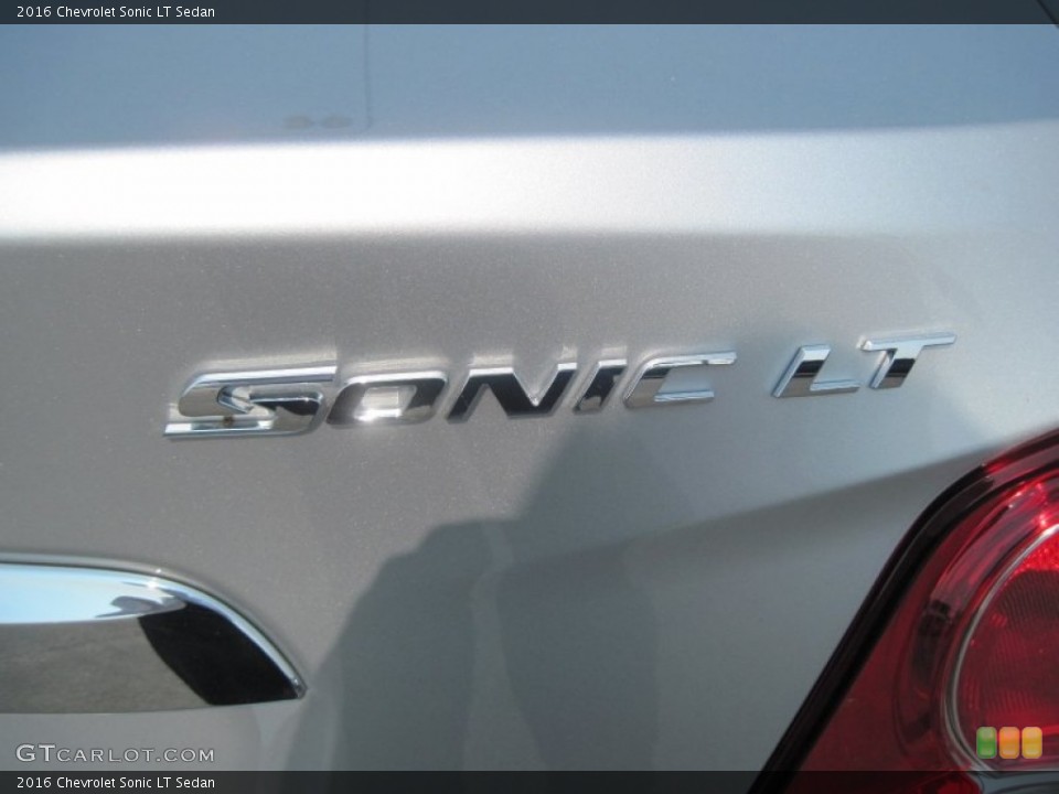 2016 Chevrolet Sonic Badges and Logos