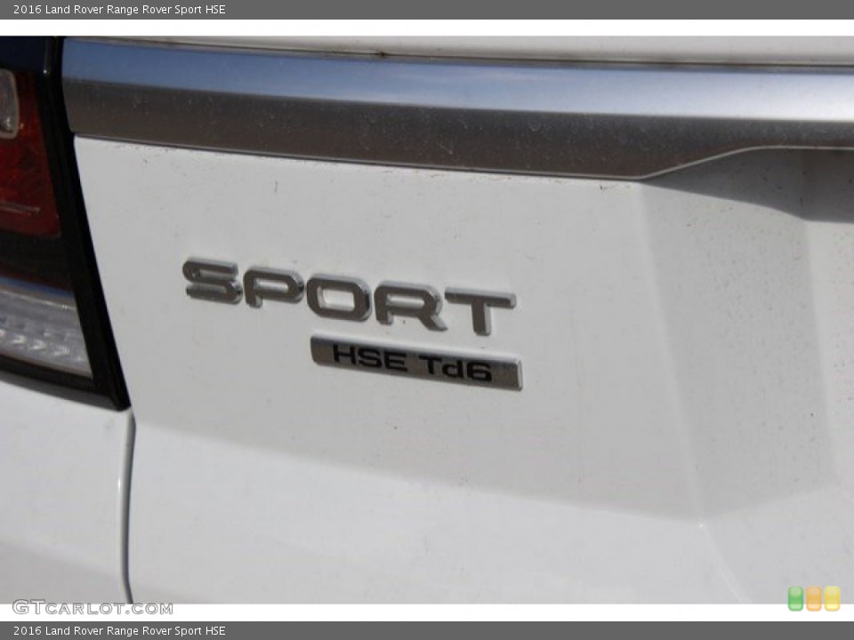 2016 Land Rover Range Rover Sport Badges and Logos