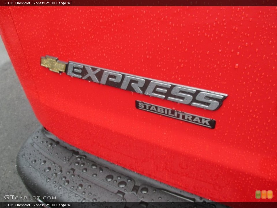 2016 Chevrolet Express Badges and Logos