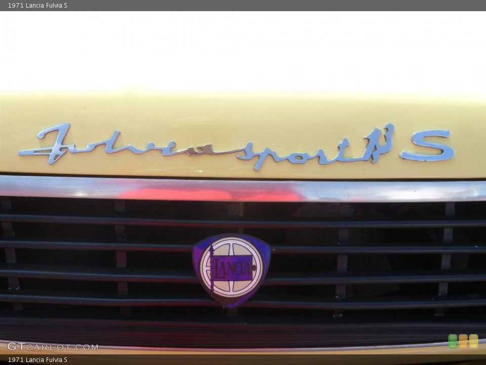 1971 Lancia Fulvia Badges and Logos