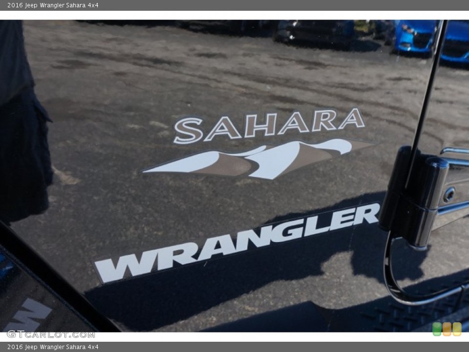 2016 Jeep Wrangler Badges and Logos
