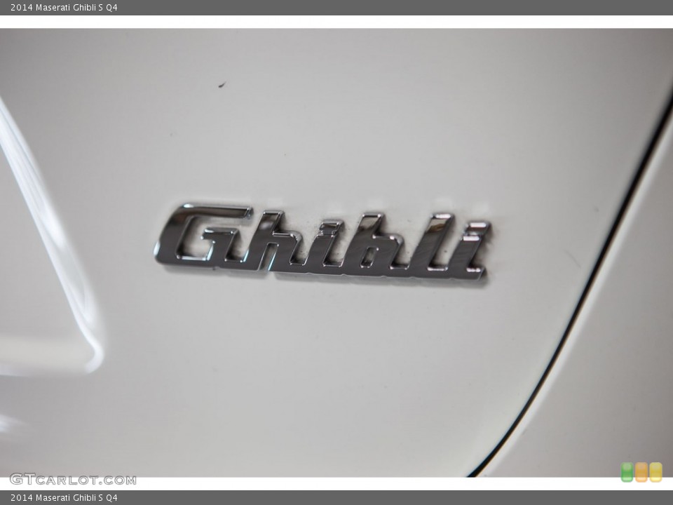 2014 Maserati Ghibli Badges and Logos