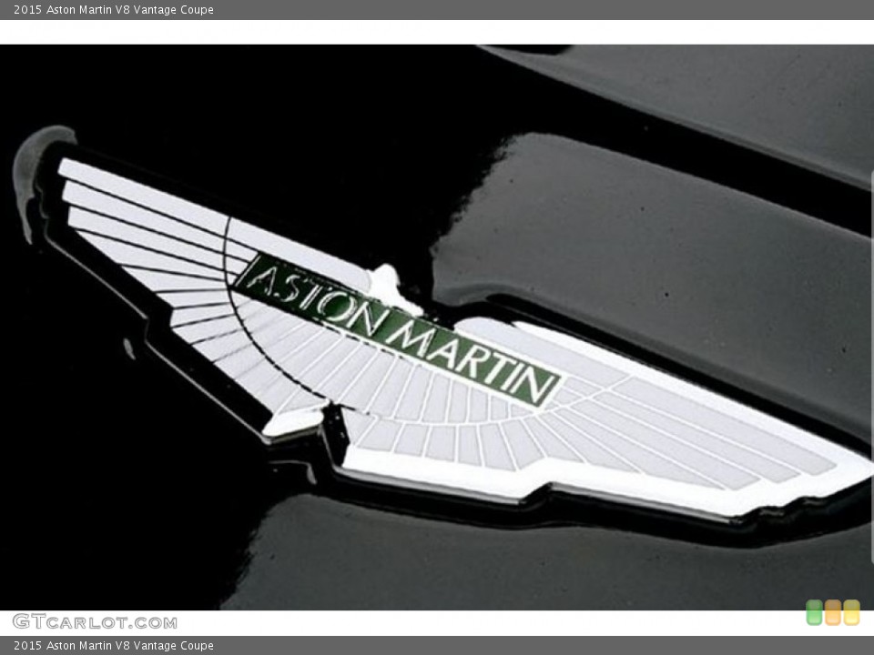 2015 Aston Martin V8 Vantage Badges and Logos