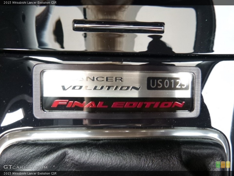 2015 Mitsubishi Lancer Evolution Badges and Logos