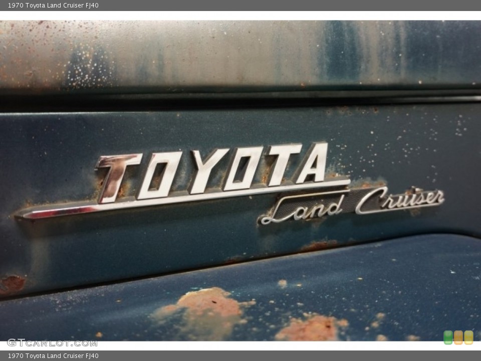 1970 Toyota Land Cruiser Badges and Logos