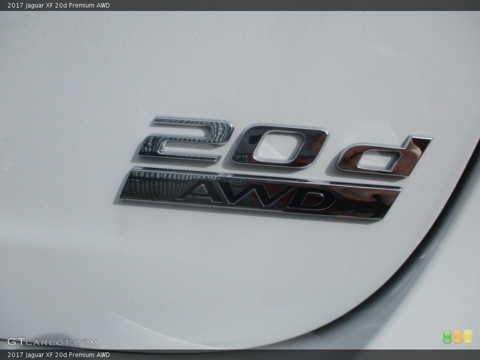 2017 Jaguar XF Badges and Logos