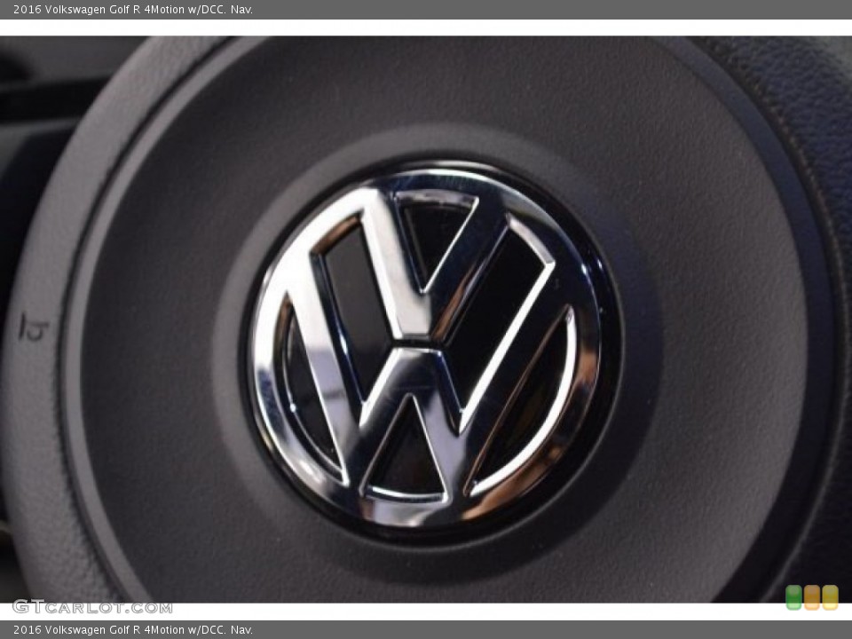 2016 Volkswagen Golf R Badges and Logos