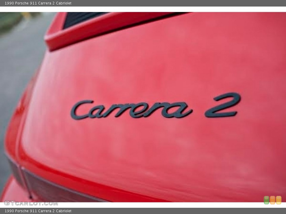 1990 Porsche 911 Badges and Logos