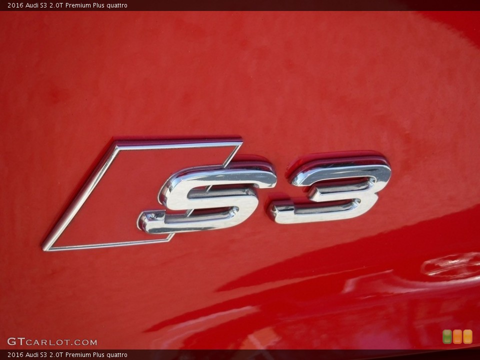 2016 Audi S3 Badges and Logos