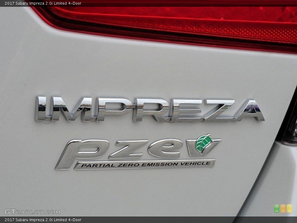 2017 Subaru Impreza Badges and Logos