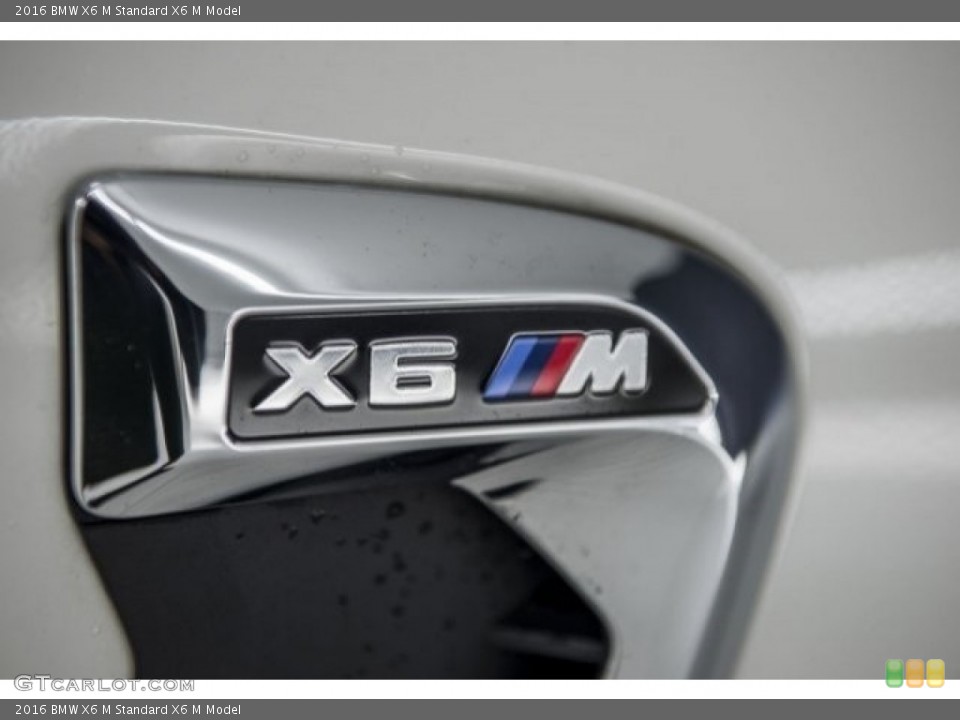 2016 BMW X6 M Badges and Logos
