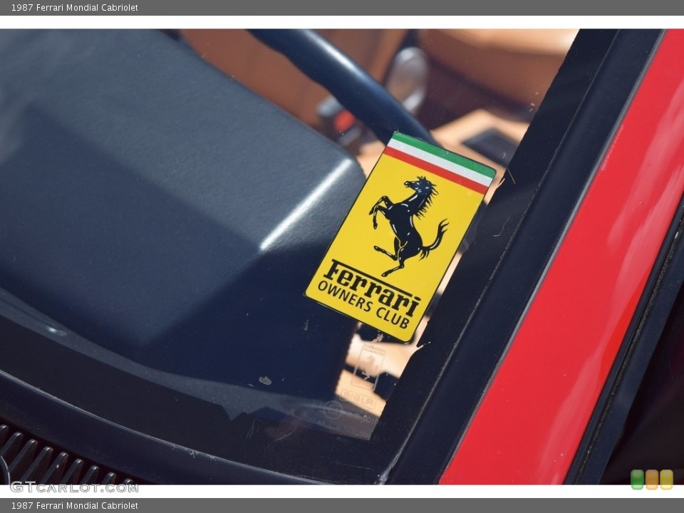 1987 Ferrari Mondial Custom Badge and Logo Photo #121653827