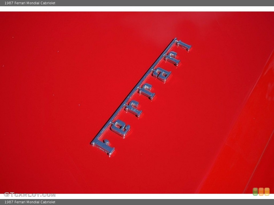 1987 Ferrari Mondial Custom Badge and Logo Photo #121655586