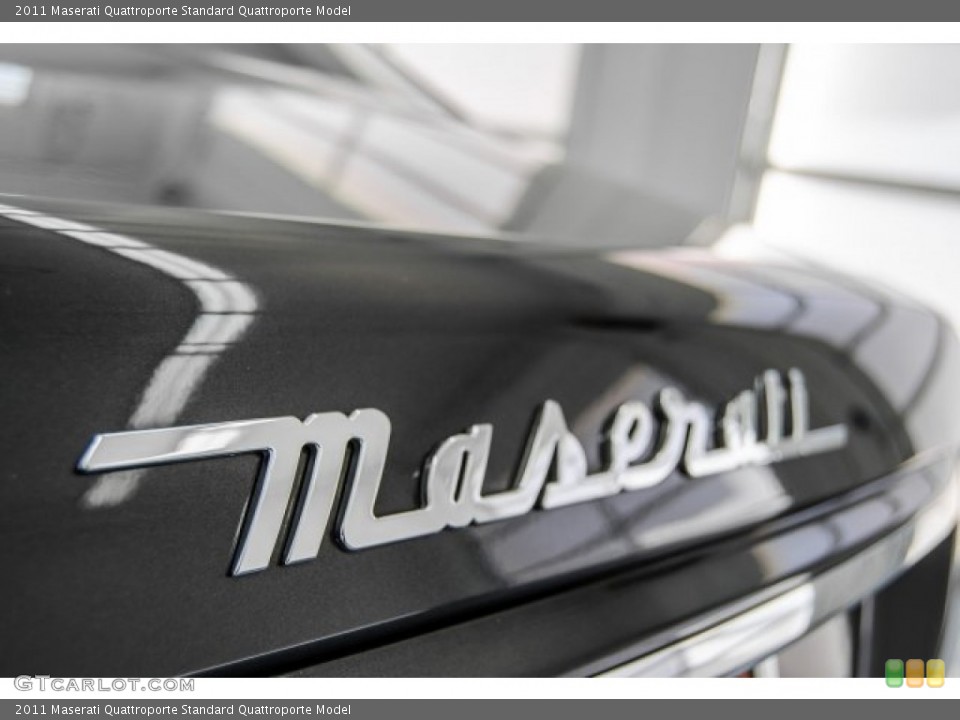 2011 Maserati Quattroporte Badges and Logos