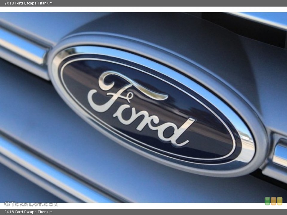 2018 Ford Escape Badges and Logos