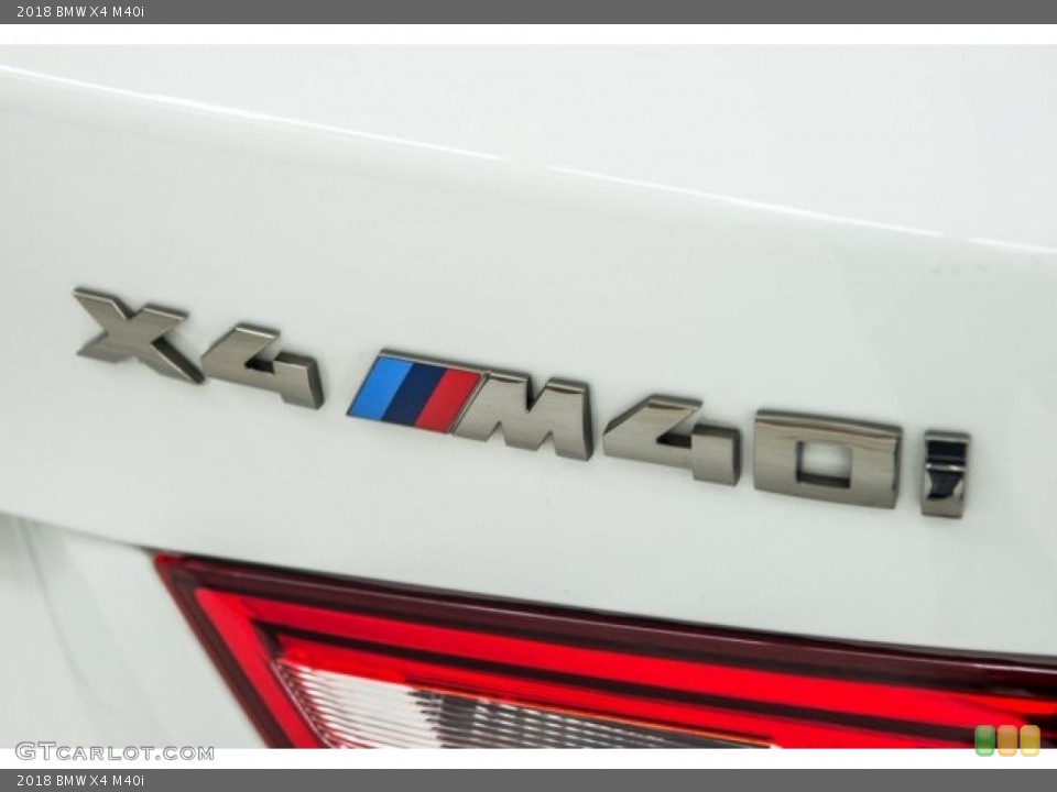 2018 BMW X4 Badges and Logos
