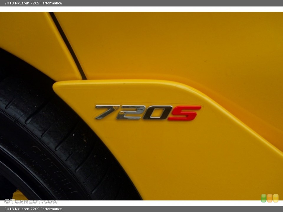 2018 McLaren 720S Badges and Logos