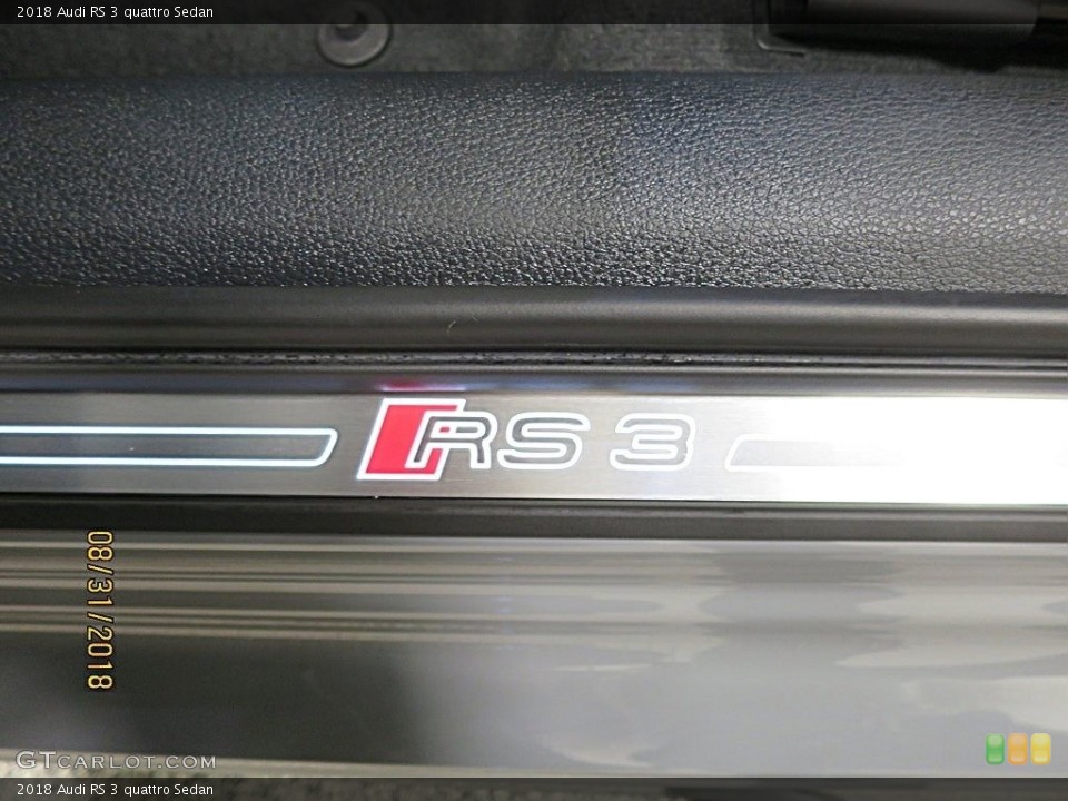 2018 Audi RS 3 Badges and Logos